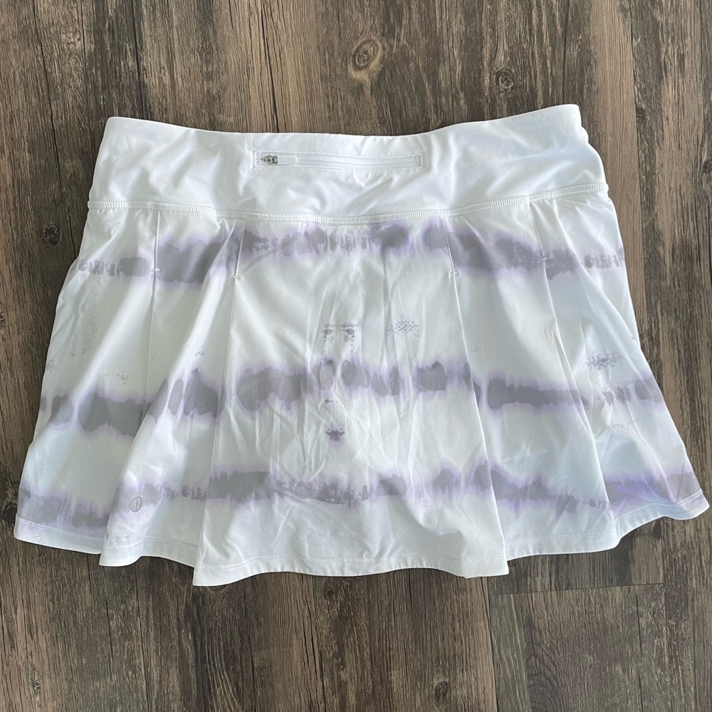 lululemon athletica White and Purple Skirt